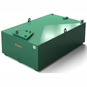 Atlantis 1250 Litre Low Profile Steel Bunded Oil Tank with Imperium® Technology