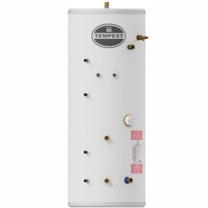 Telford Tempest 200 Litre Unvented Indirect Heat Pump / SOLAR Twin Coil Cylinder