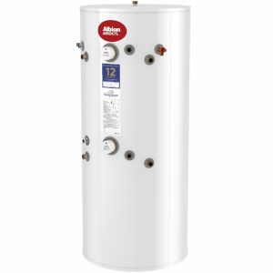 Kingspan Aerocyl 400 Litre Unvented Indirect Heat Pump /  SOLAR TWIN COIL Cylinder
