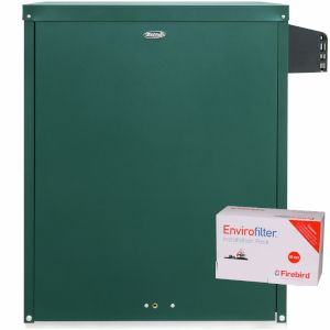 Firebird Envirogreen Combipac Xceed External Combination Oil Boiler 18-20kW ( ECE020EXC ) with Firebird Envirofilter 22mm In-Line System Filter ( ACC022FIL )