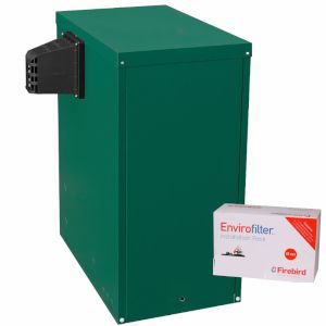 Firebird Envirogreen SLIMLINE Combipac External 18-20kW Combination Oil Boiler ( ECE020SCP ) with Firebird Envirofilter 22mm In-Line System Filter ( ACC022FCI )
