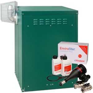 Firebird Envirogreen Combipac External 18-20kW Combination Oil Boiler ( ECE020CPK ) with Firebird Envirofilter 22mm In-Line System Filter, Cleaner & Inhibitor ( ACC022FCI )