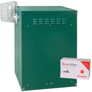 Firebird Envirogreen Heatpac External Heat Only Oil Boiler 15-18kW with Firebird Envirofilter 22mm In-Line System Filter ( ACC022FCI )