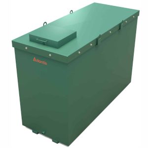 Atlantis 1350 Litre 30 min Triple Skinned Bunded Steel Integral Fire Resistance Oil Tank
