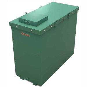 Atlantis 900 Litre 30 min Triple Skinned Bunded Steel Integral Fire Resistance Oil Tank