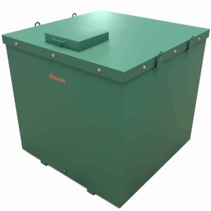 Atlantis 1350 Litre 30 min Triple Skinned Bunded Steel Integral Fire Resistance Oil Tank