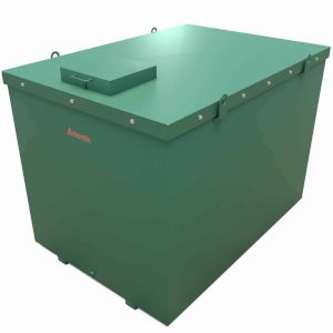 Atlantis 1800 Litre 30 min Triple Skinned Bunded Steel Integral Fire Resistance Oil Tank
