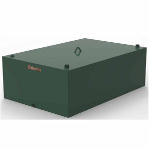 Atlantis 1350 Litre Low Profile Steel Single Skin Oil Tank