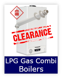 LPG Gas Combi Boilers - Clearance